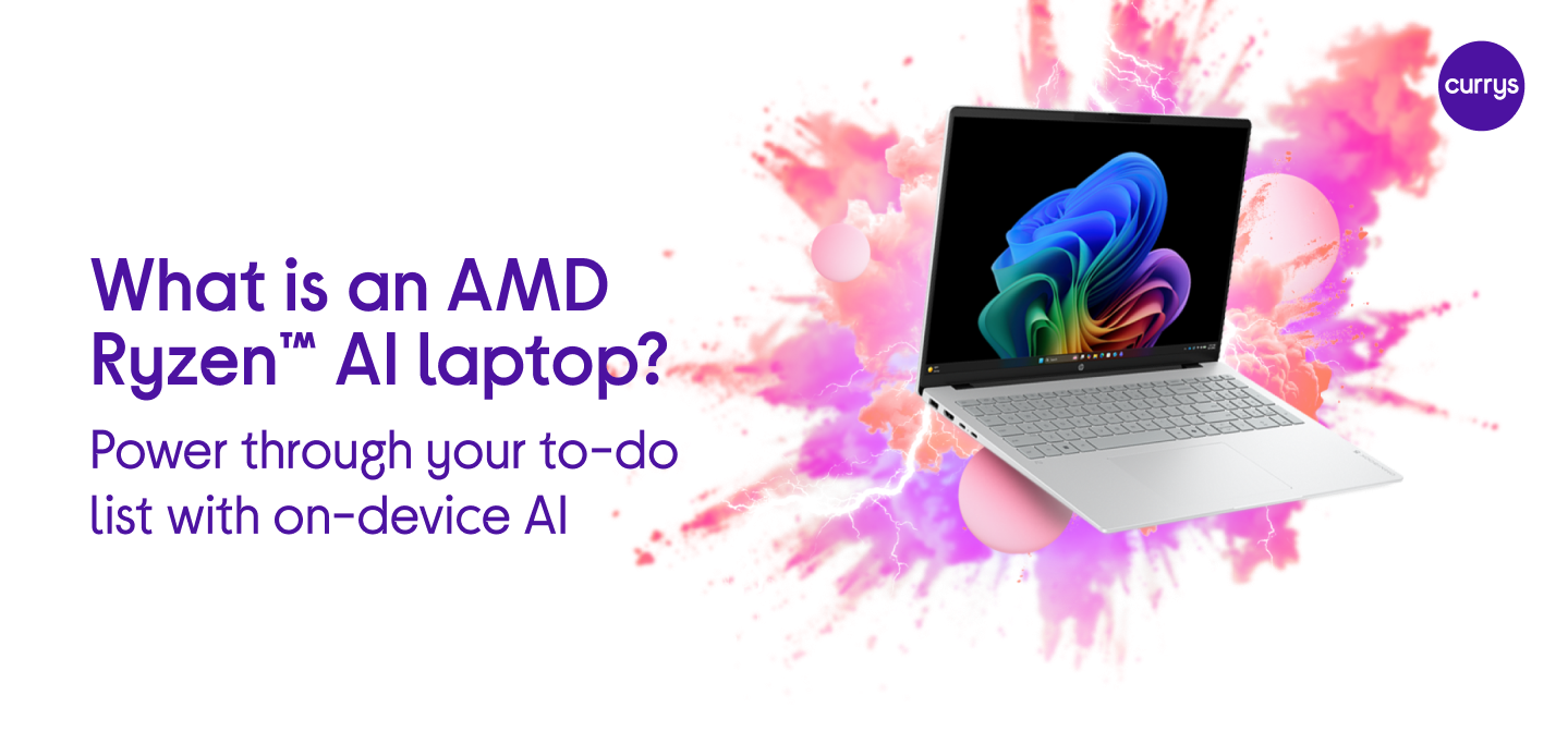 An illustration of a Copilot+ laptop