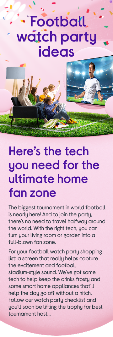 An illustration of a football watch party