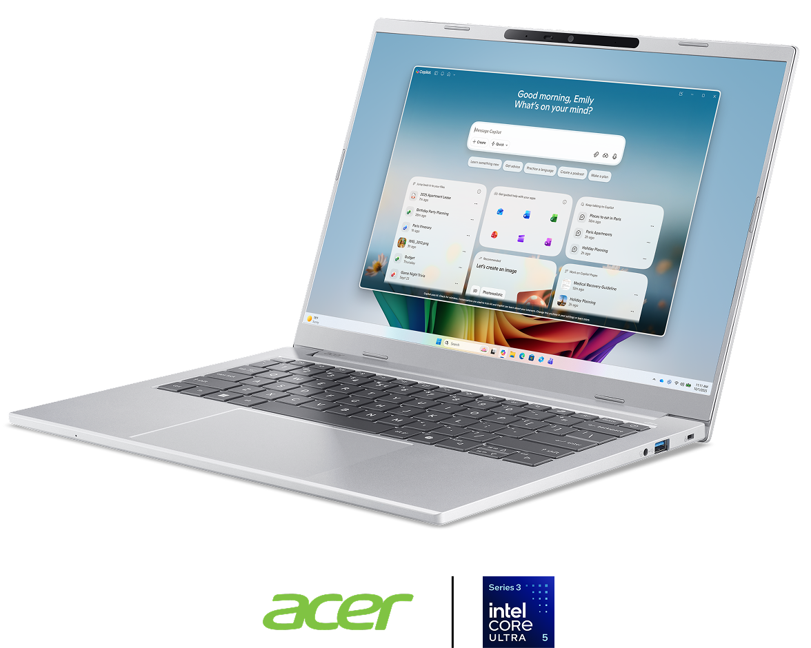 acer aspire 14 with logos