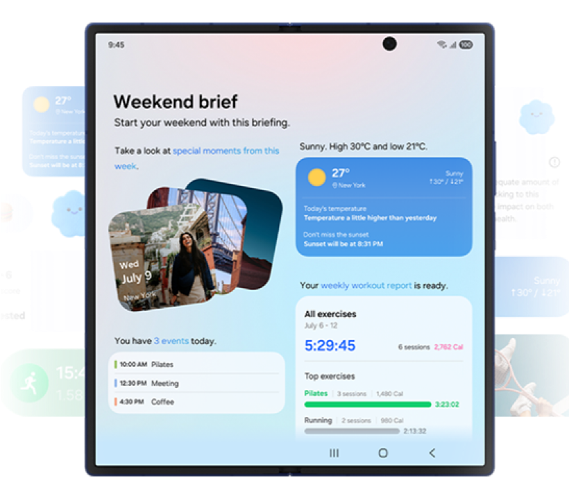Personalised daily briefings
